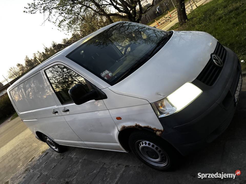 Volkswagen transporter t5 dwa miejsca blaszak Gdańsk