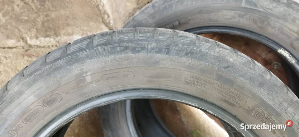 Sprzedam 2 opony Michelin Primacy Alpine 2055516 mazowieckie Płock