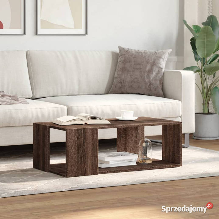 Stolik kawowy brązowy dąb 895x48x30 WM848156