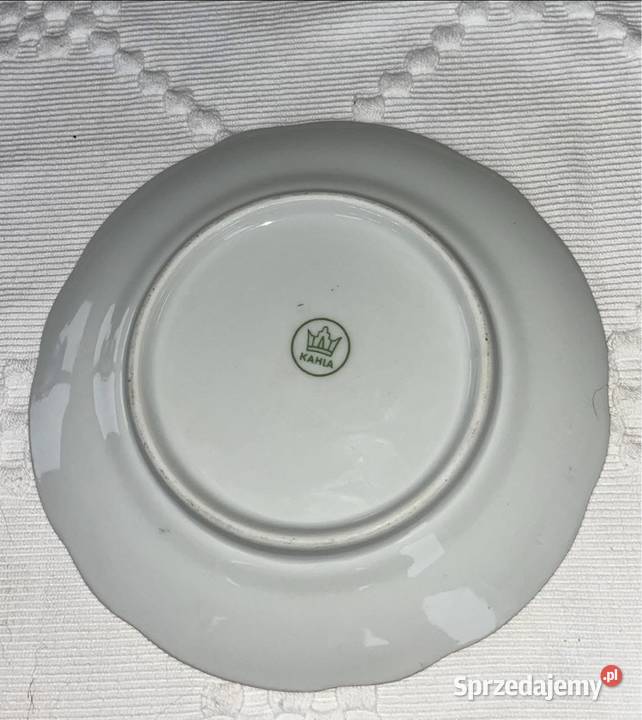 Talerzyk Kahla Biała porcelana z dekorem Gdańsk sprzedam