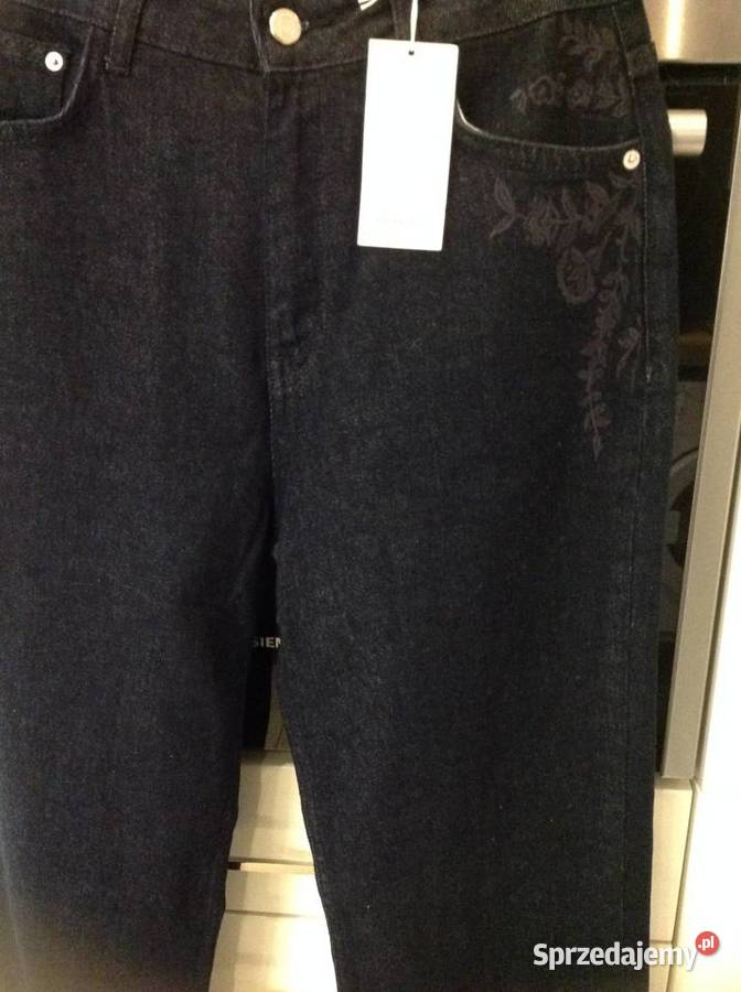 Spodnie Jeans Granatowe Damskie Reserved M Nowe Nowa Sól