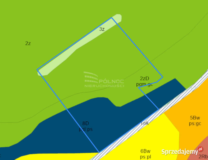 Duża działka 547 ha Brody Duże