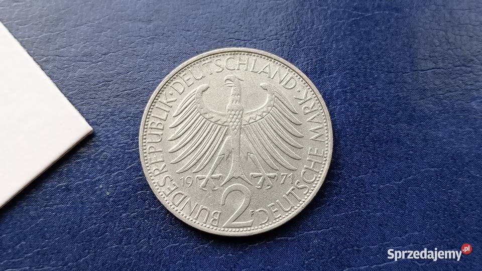 Stare monety 2 marki 1971 F Niemcy Kolekcje podkarpackie sprzedam
