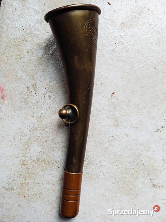Francuska mosiężna trąbka konduktorska Kraków sprzedam