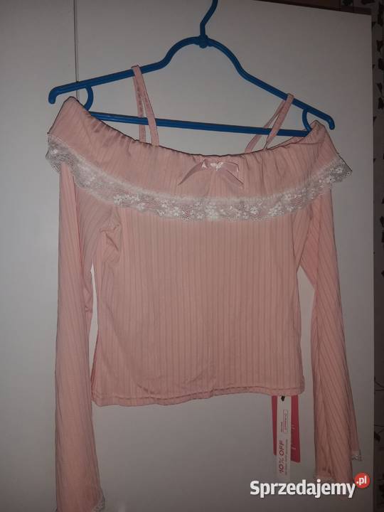 Bluzka różowa długi Szarwark