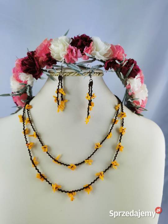 Biżuteria frywolitkowa małopolskie Wiśniowa