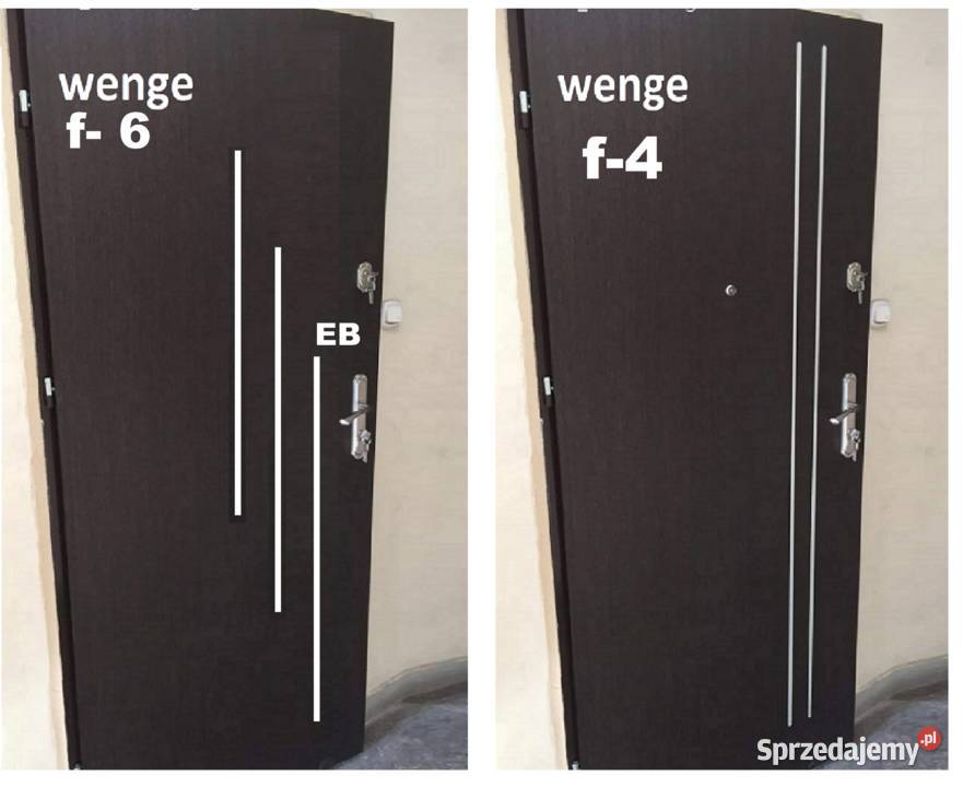 Drzwi wewnątrzklatkowe zewnętrzne wejściowe z Kraków