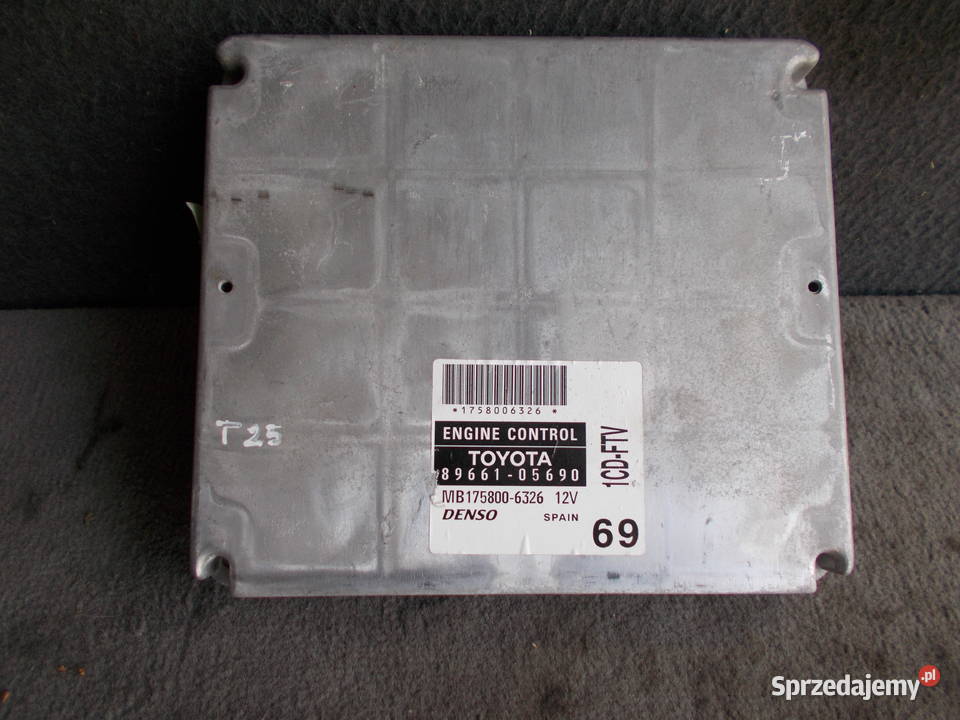 TOYOTA AVENSIS T25 20 D4D sterownik komputer lubelskie Zamość