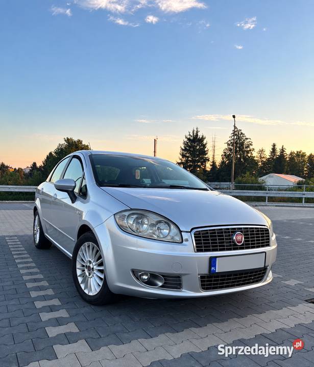 Fiat Linea 14 8V Benzyna 2007 174 OC Przegląd kupiony w polskim salonie Orły