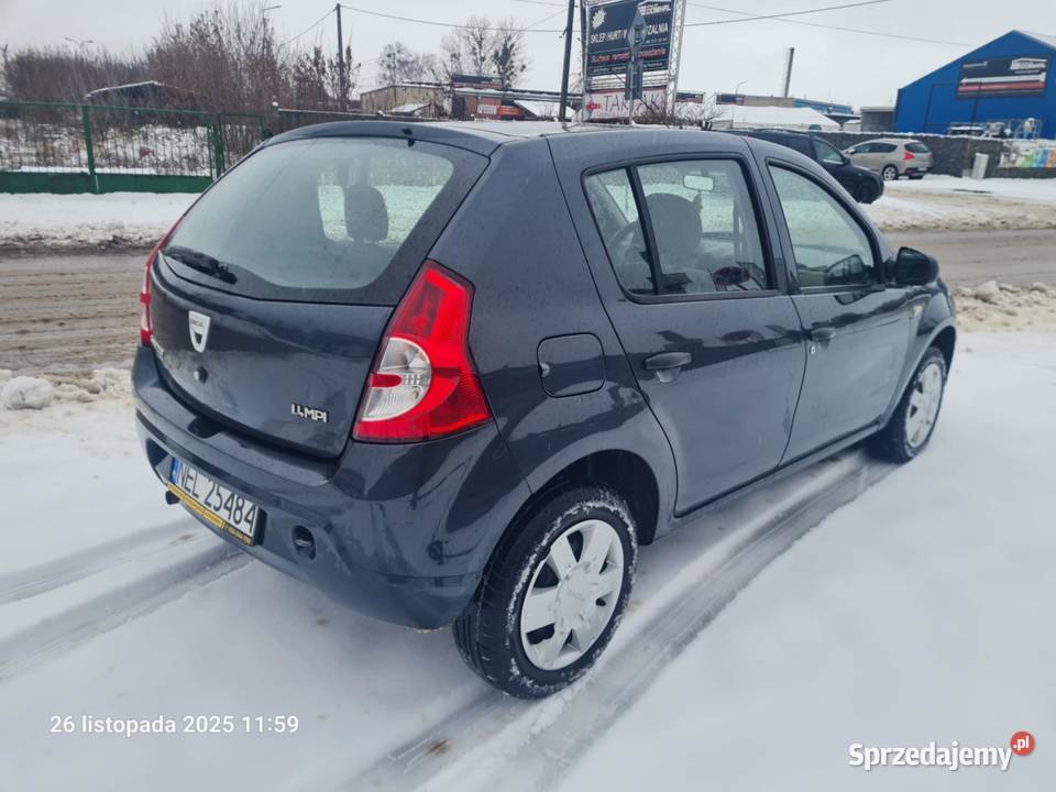 DACIA SANDERO ładna 2008r podlaskie Grajewo