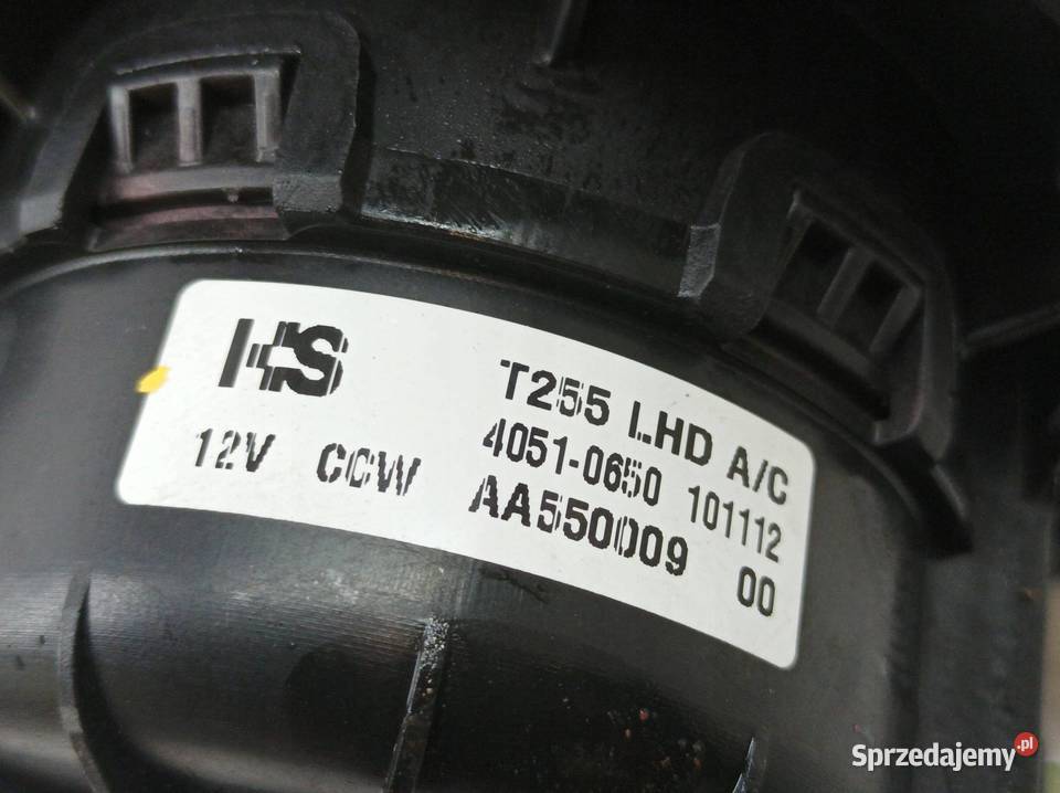 DMUCHAWA NAWIEWU REZYSTOR KPL EU AC T255