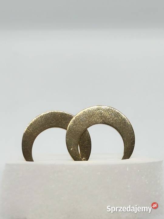 Złote kolczyki pr 585 447g Średnica 19 Biżuteria