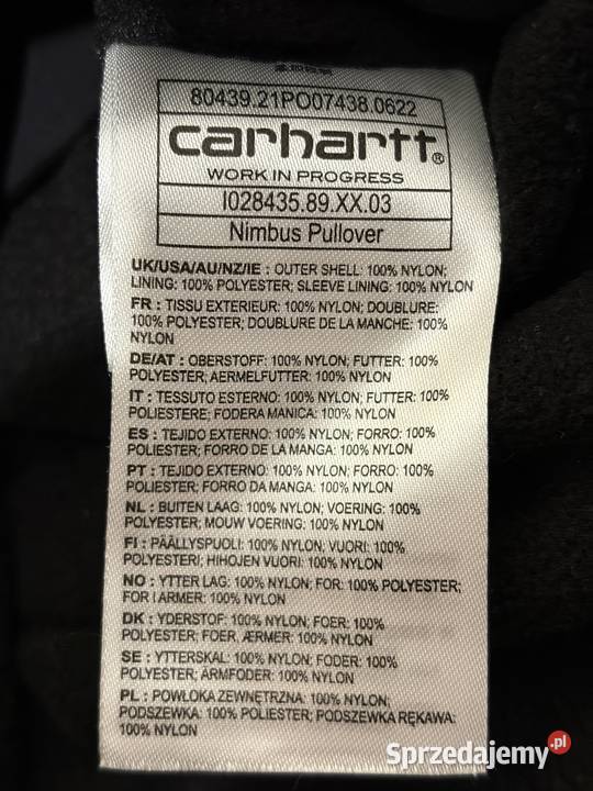 Kurtka męska przejściowa Carhartt WIP Nimbus Rozmiar M Kraków