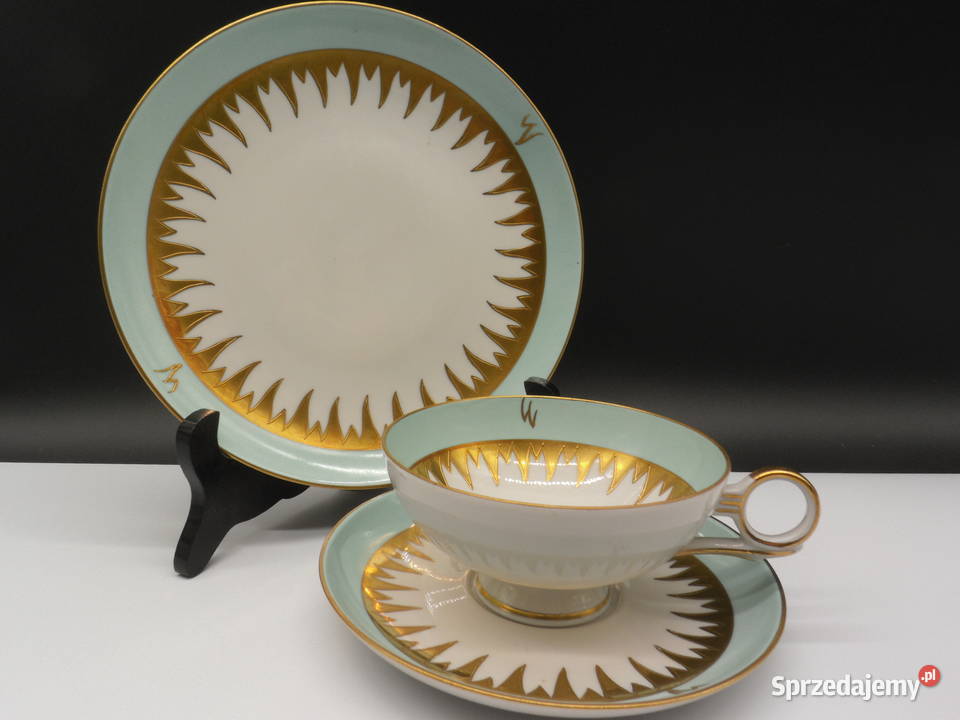 Zestaw śniadaniowy trio Wallendorf Porcelana i szkło