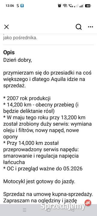 Sprzedam czopper hyosung aquila 125 Piaseczno sprzedam