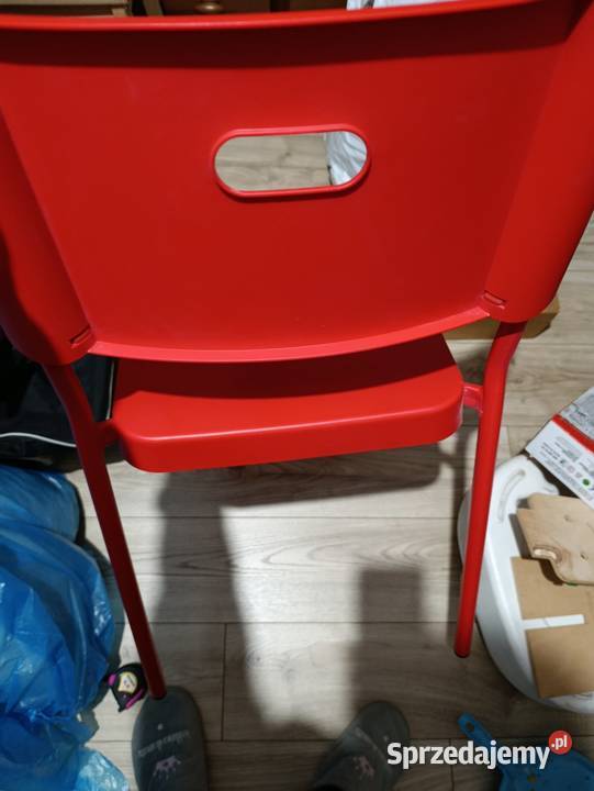 krzesło czerwone Poznań sprzedam