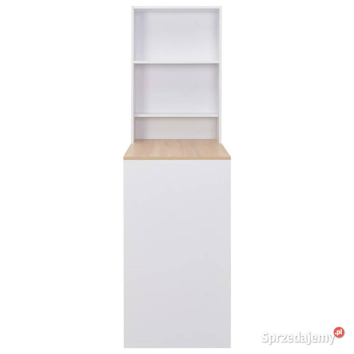 Stolik barowy z szafką biały 115 x 59 x 200 Warszawa