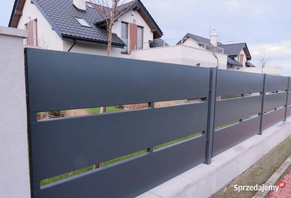 Przęsło ogrodzeniowe metalowe D06 ockolor Gorlice