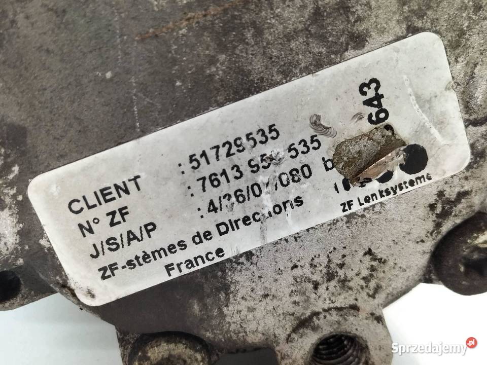 POMPA WSPOMAGANIA 51729535 13 JTD Fiat Doblo I Pompy wspomagania świętokrzyskie