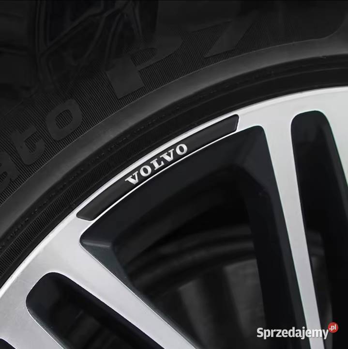Naklejki Emblematy na felgi Volvo 4 sztuki Nowe śląskie