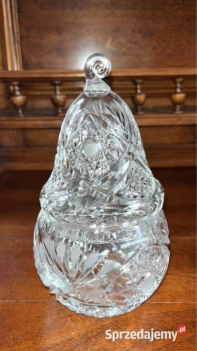 Puzderko kryształ Gruszka przezroczysta Czasy Gdańsk