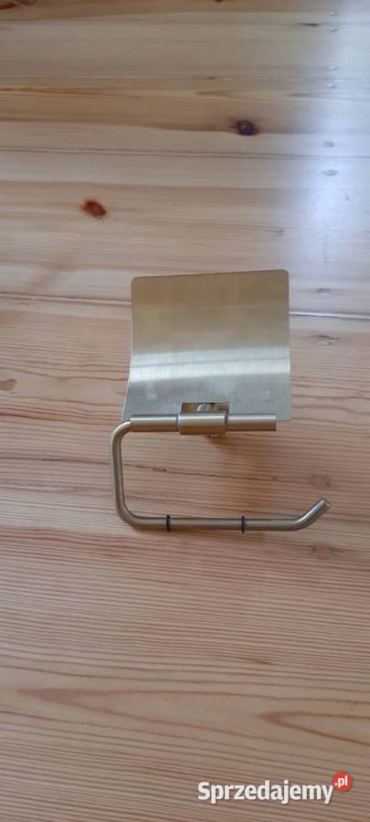 złoty uchwyt na papier toaletowy vintage retro