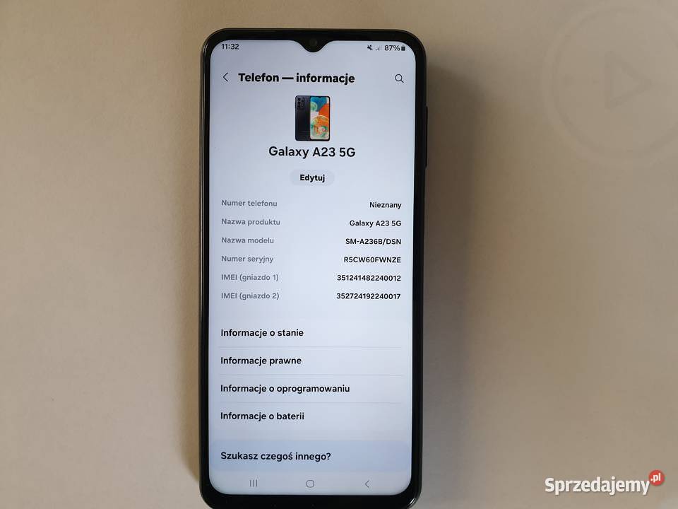 Samsung Galaxy A23 5G 64GB SMA236BDSN