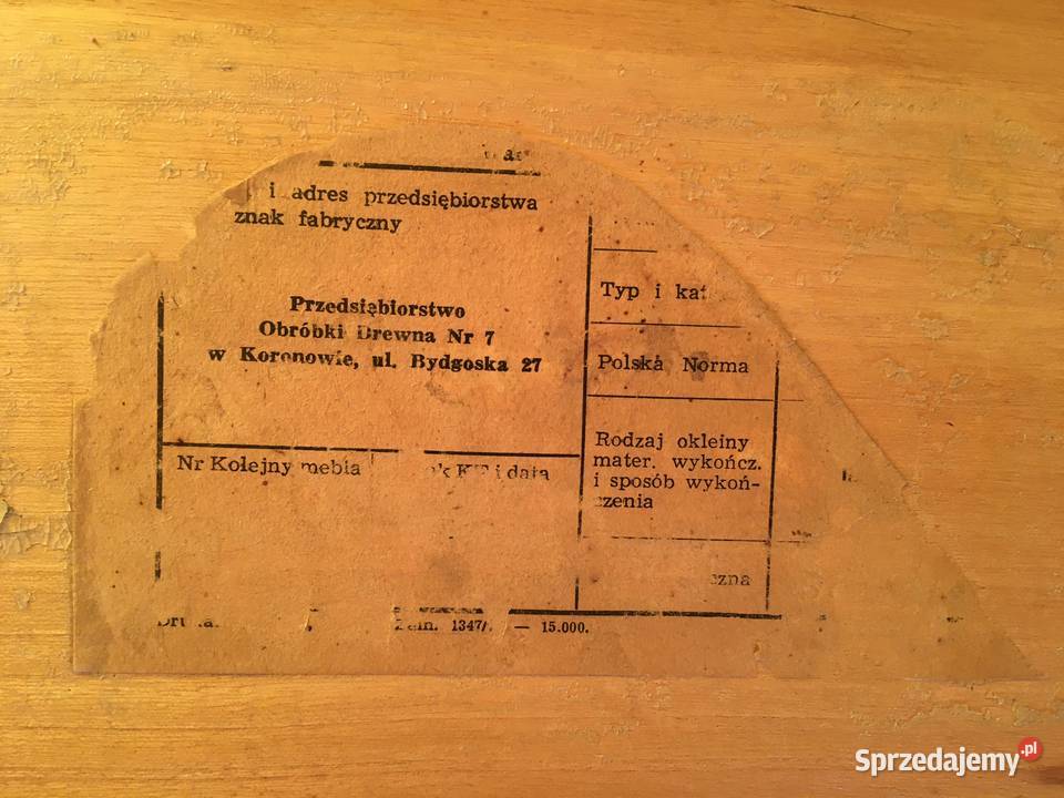 PRL stolik rtv szafka vintage loft Kołobrzeg