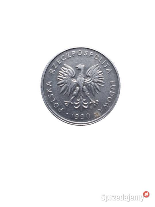 Stara moneta 5 złotych Polska 1990 antyk zabytek Antyki, Sztuka, Kolekcje Cieszyn