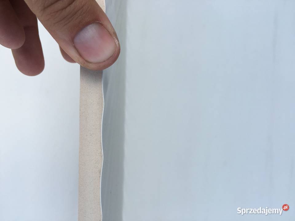 Glazura płytka ścienna raw wavy white str 30x90 Reguły
