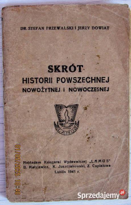 Rzadki lubelski druk z 1945 roku wydany nakładem lubelskie Bychawka Trzecia