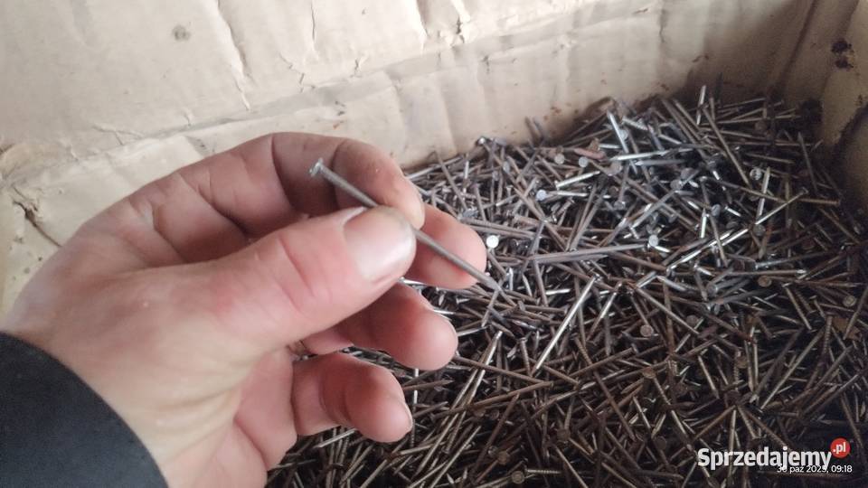 Gwoździe stalowe ok 5 23 CALA nowe