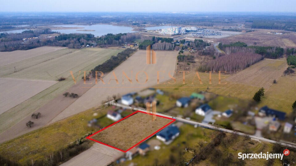 Działka budowlana 1580 m2 Media Cisza i spokój asfalt