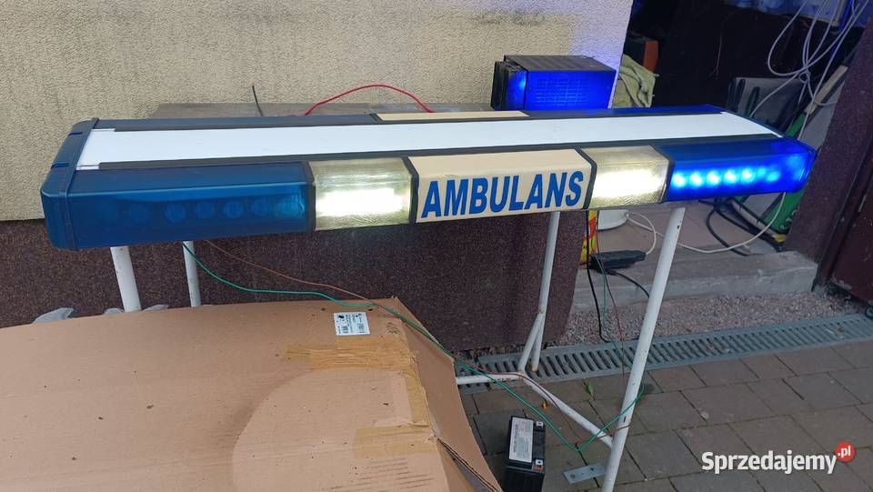Kogut lampa ostrzegawcza elfir ambulans Żywiec