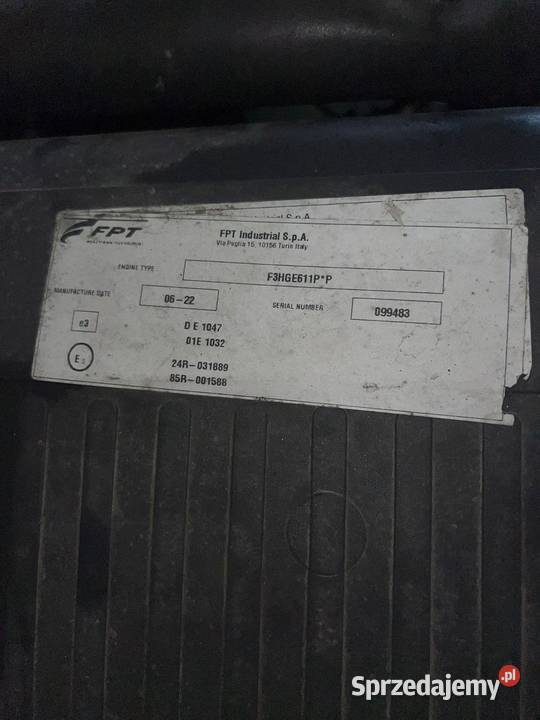Silnik Iveco Cursor 13 lubuskie Obłotne sprzedam