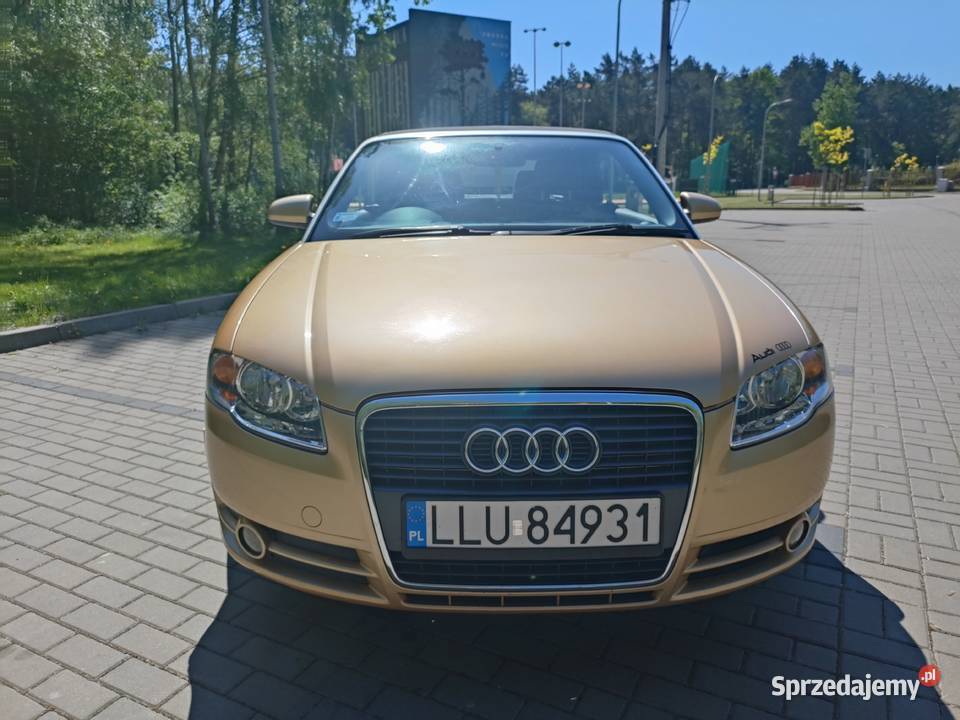 Audi A4 b7 cabrio Anglik zarejestrowany 18cm3 Łuków