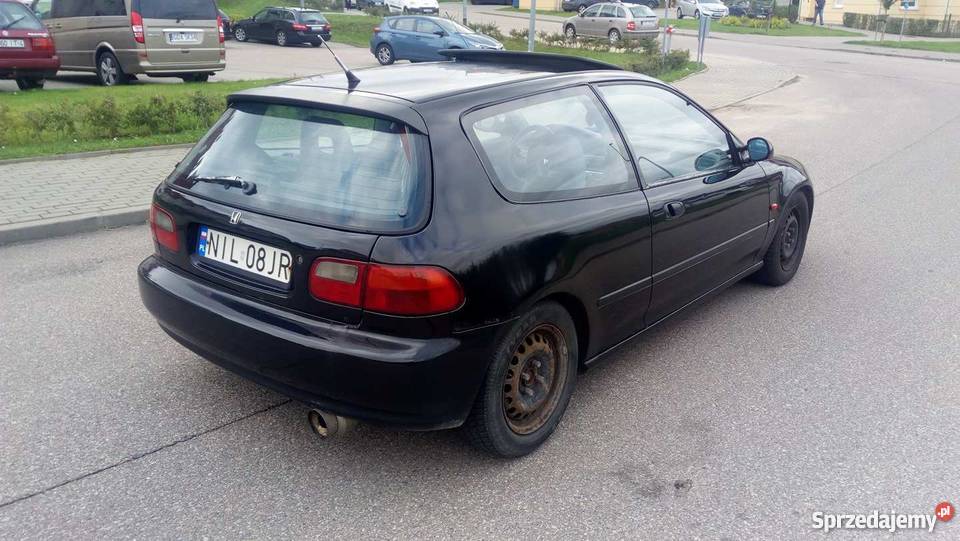 Honda Civic 5gen 16 VTEC 125 czarny pomorskie Gdańsk