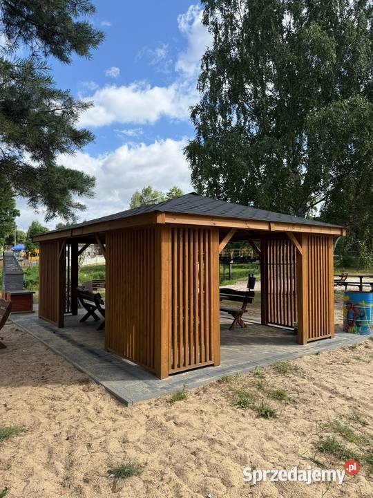 Nowoczesna altana ogrodowa drewniana 6x4 linea Pozostałe Poznań