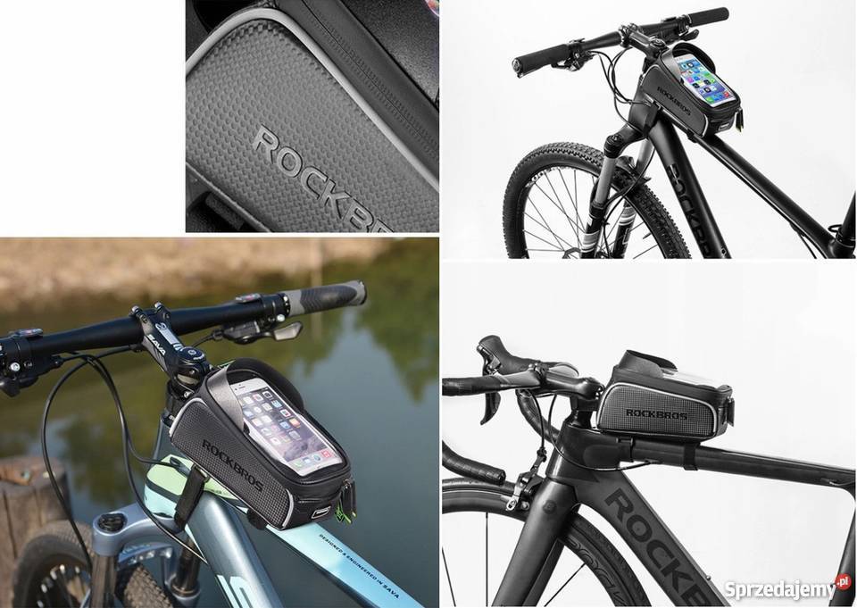 Torba RockBros telefon 60 odblask carbon 149g