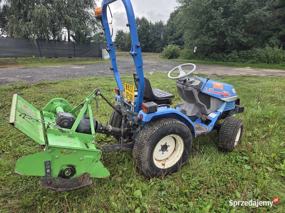Traktorek z glebogryzarką glebogryzarka Iseki TC opolskie Namysłów