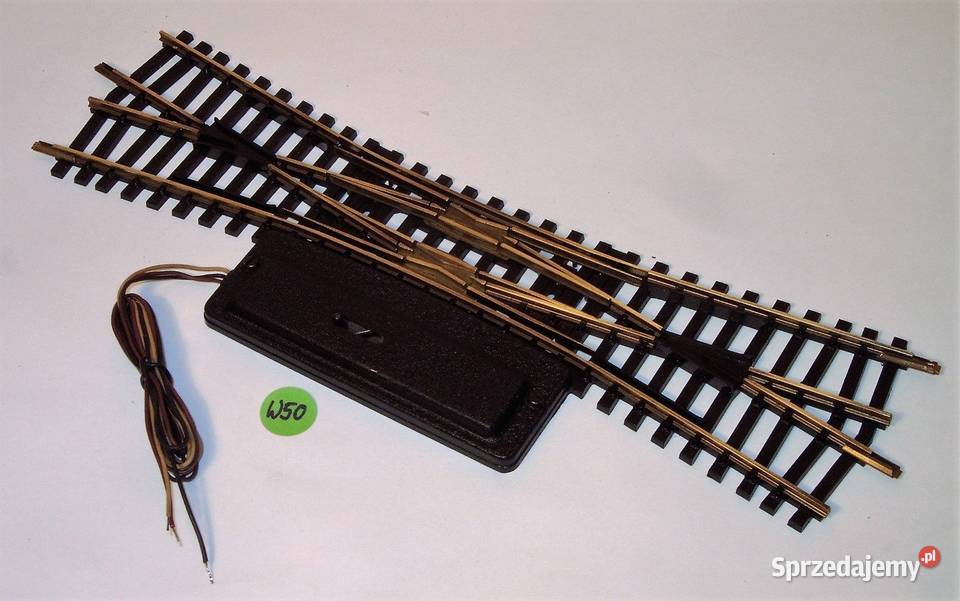 FLEISCHMANN tory modelowe rozjazd 25 mm mosiężne