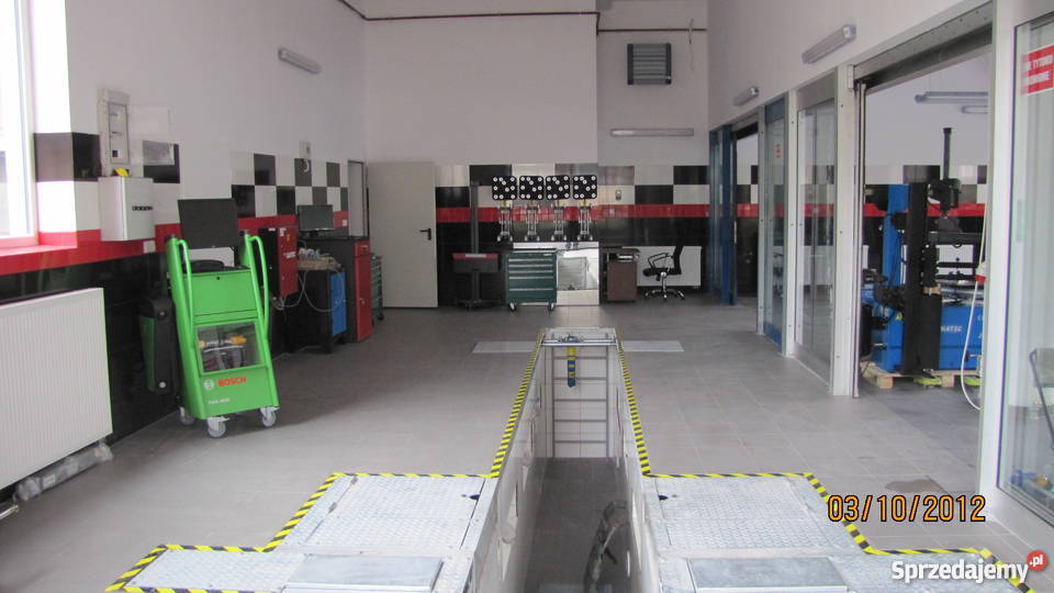 SPRZEDAM STACJA KONTROLI POJAZDÓW SERWIS dojazd asfaltowy