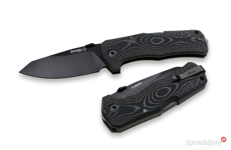 Nóż składany LionSteel TM1 Black Micarta Black Warszawa