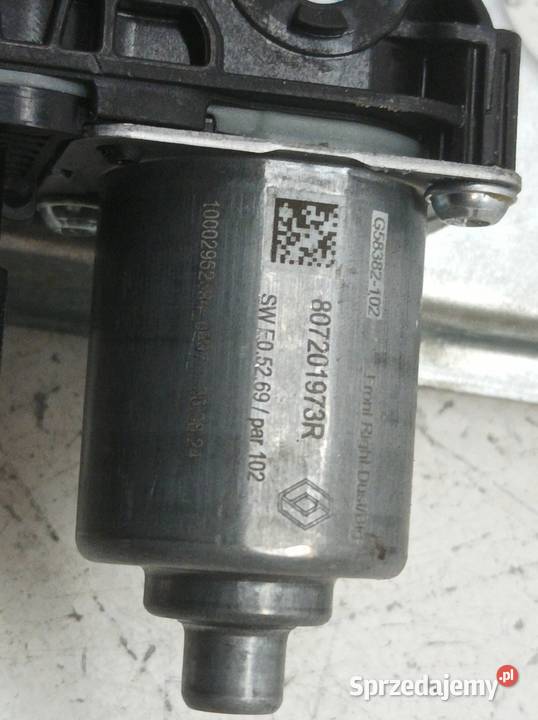 MECHANIZM SZYBY PRAWY PRZÓD EU 807201973R Dacia sprzedam