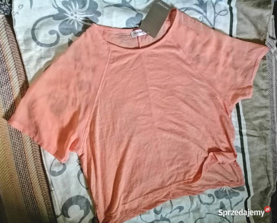 Bluzka bluzeczka ORSAY tiulowe rękawki XS S Nowa Rozmiar 34(XS) Leszno
