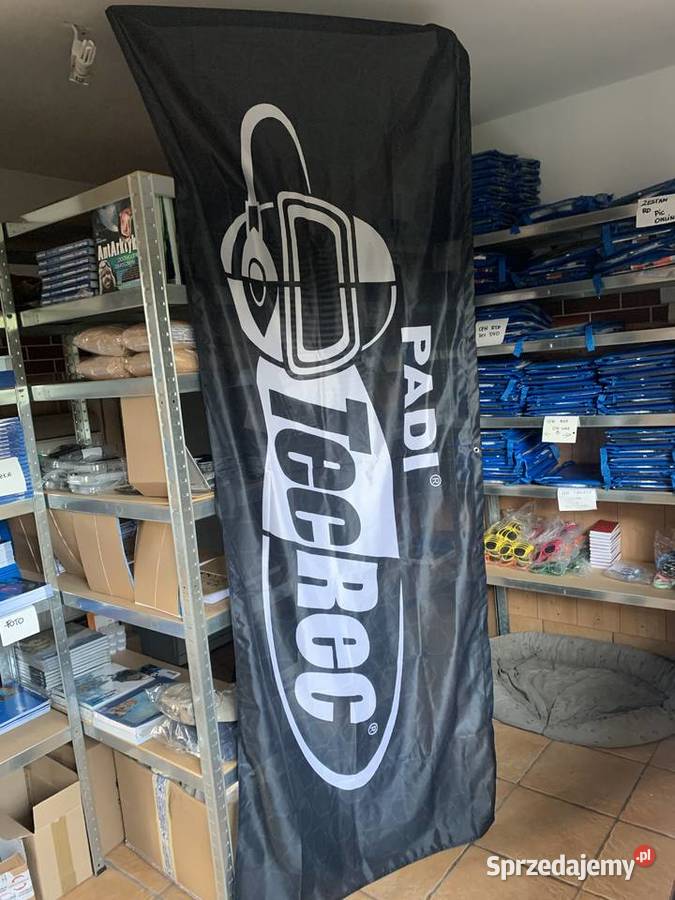 Nurkowa flaga PADI o wym 250x100 Bytom