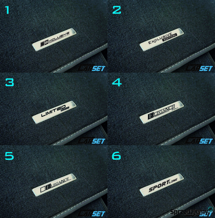 Ekskluzywne DYWANIKI SAMOCHODOWE welurowe osobowe Wyposażenie wnętrza Warszawa sprzedam