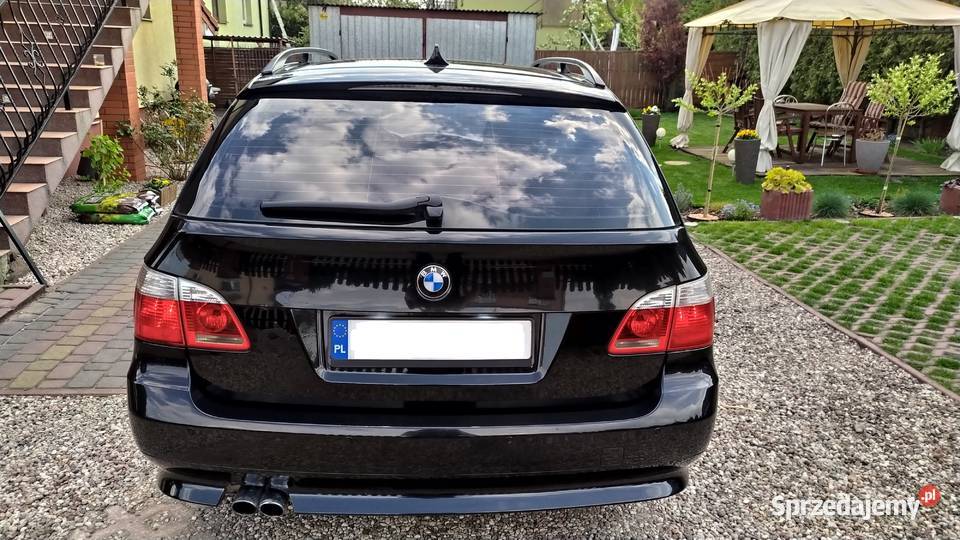 BMW E61 525d 200 Czarna Zadbana Dynamiczna Xenon Toruń