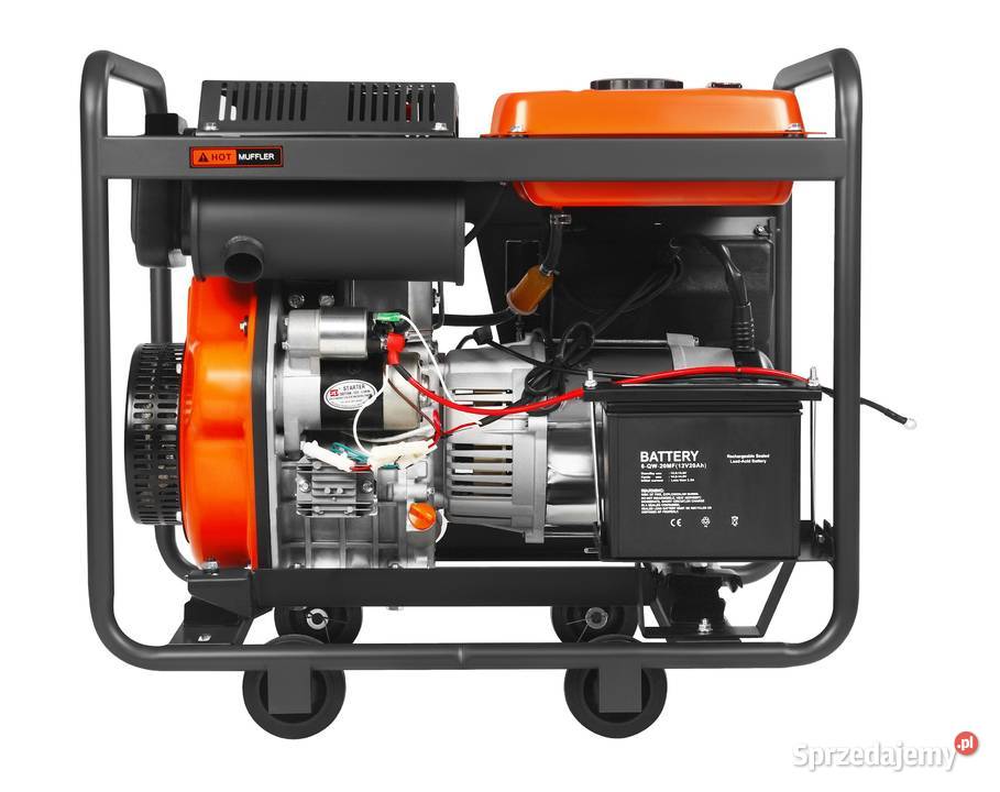 Agregat prądotwórczy 230V 32A 7KW DIESEL KD3244