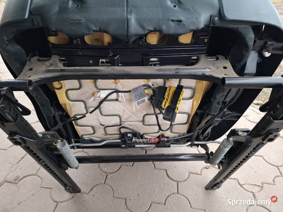 Fotel lewy kierowcy BMW E39 zielony Terebiniec